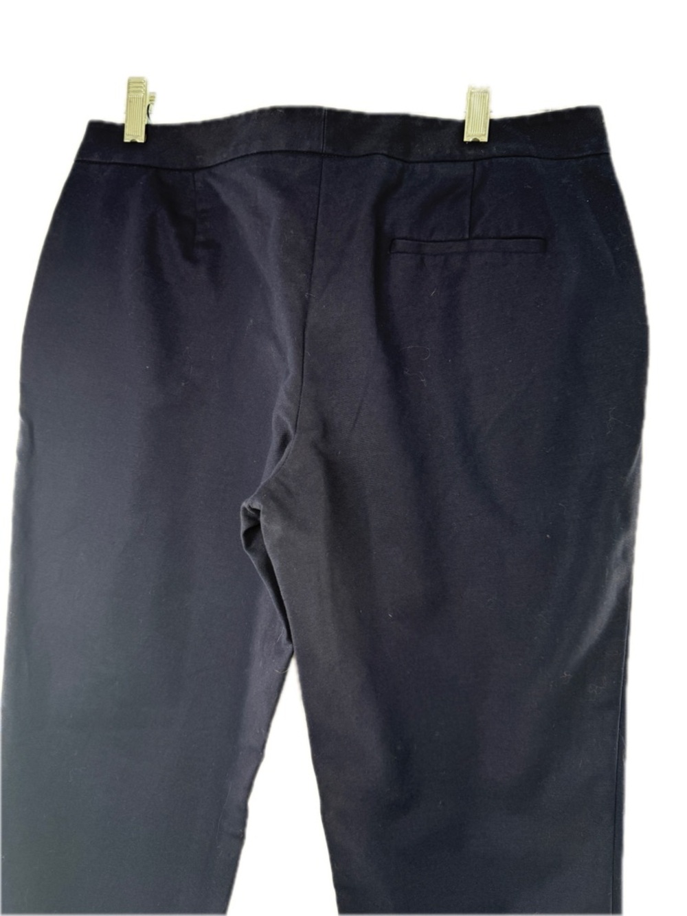 Vince Camuto Navy Ankle Pants Size 8 Stretch Slim Career 27” Inseam with Pockets - Picture 8 of 11